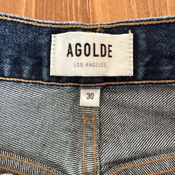 Agolde Pinch Waist Straight Jean | Size 30 (8-10) - Picture 4 of 8